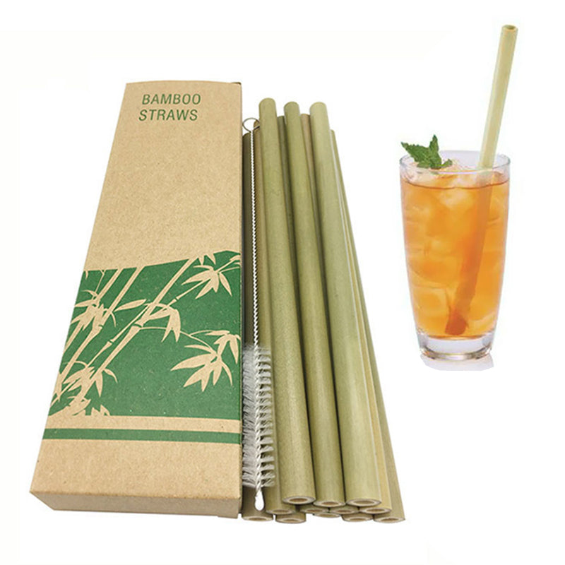 Ecologic Bamboo Drinking Straw 10pcs/set