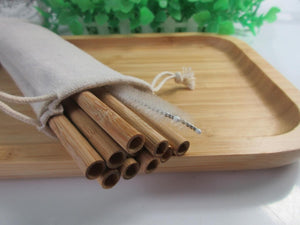 Ecologic Bamboo Drinking Straw 10pcs/set