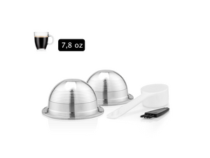 For Nespresso Vertuo Next Reusable Stainless Steel Capsule Pod