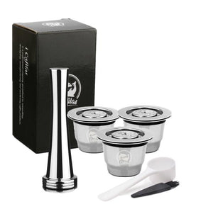 Reusable Refillable Coffee Capsule for LOR Coffee Maker Stainless