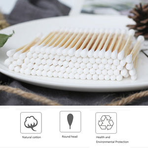 Biodegradable Bamboo/Cotton Swab (200Unts)