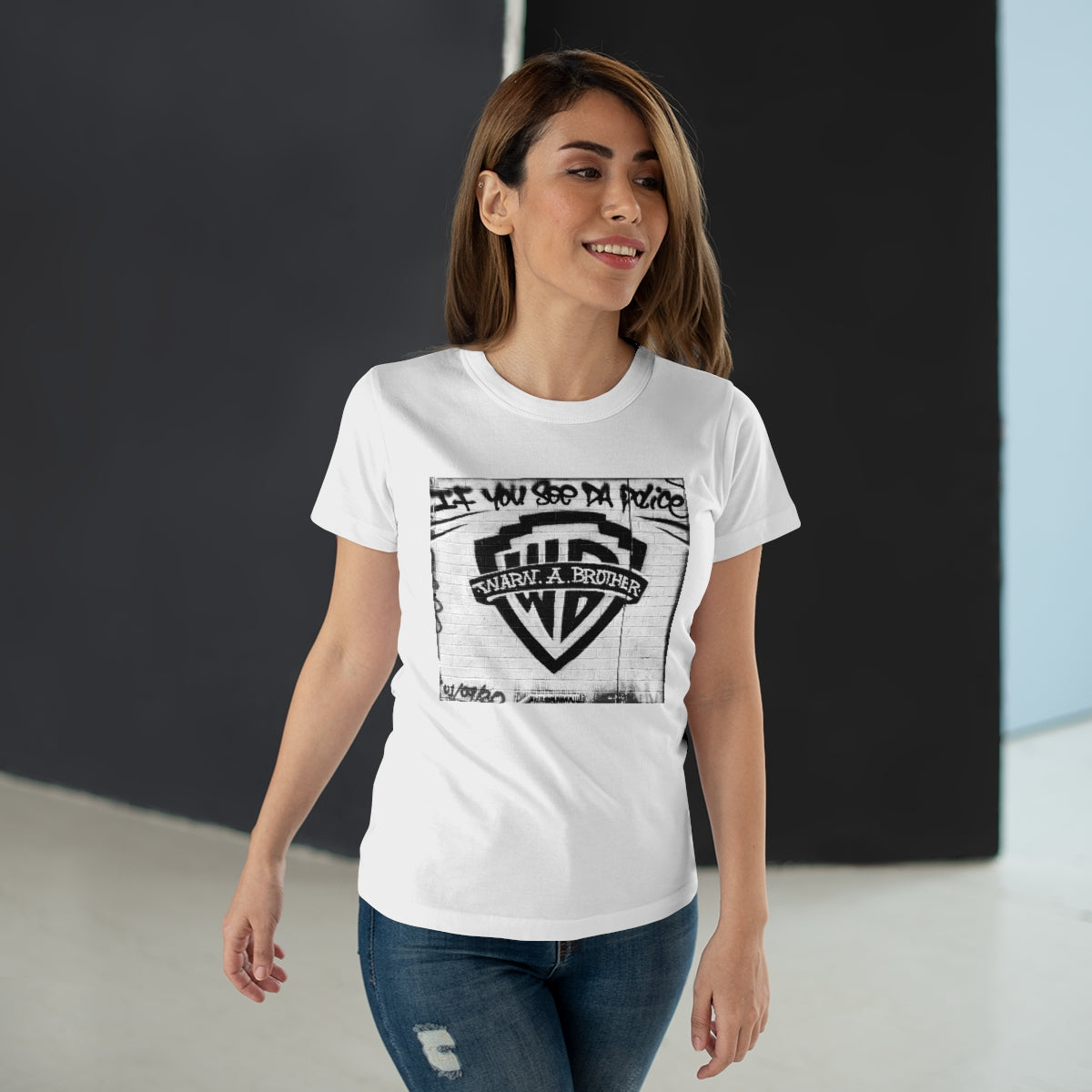 Warn A Brother Women’s Premium Organic Cotton T-Shirt