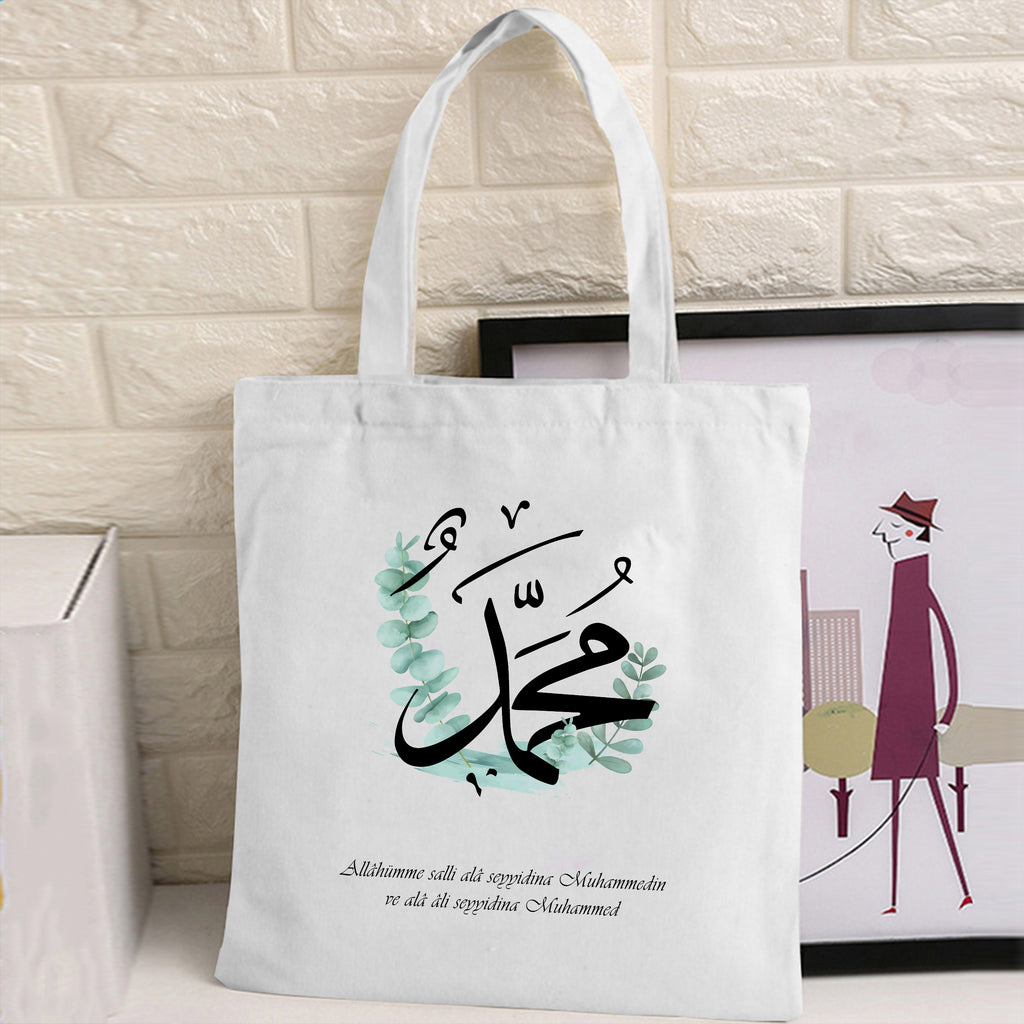 Reusable Canvas Shopper  Bag With Blessings  Prints Sending Blessing
