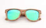 Oak - Handmade Wood Sunglasses - Green