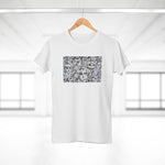 Abstract Graffiti Print Women’s Premium Organic Cotton T-Shirt