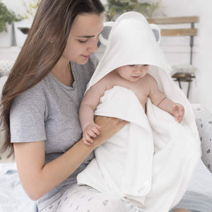 Organic Bamboo Hooded Towel For Baby