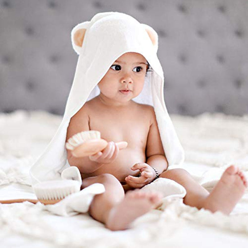 Organic Bamboo Hooded Towel For Baby