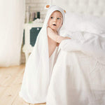 Organic Bamboo Hooded Towel For Baby