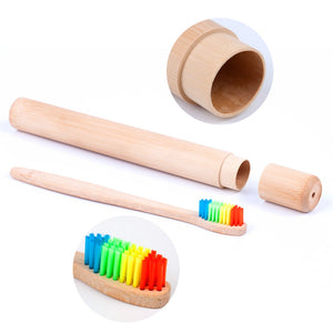 Eco Friendly Bamboo Toothbrush with Case