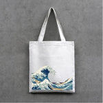 Eco-friendly Canvas Shopper Bag Shoulder Tote Bag With Print