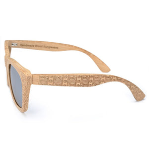 Ash Polarized Bamboo Sunglasses