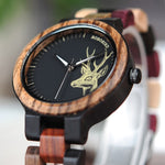 Wood Watch Men Women Dial Close Up