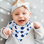 100% Organic Cotton Baby Bibs Triangle Burp Cloths
