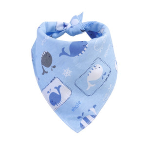 100% Organic Cotton Baby Bibs Triangle Burp Cloths