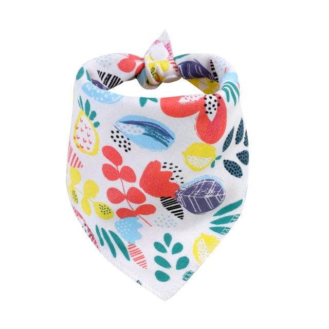 100% Organic Cotton Baby Bibs Triangle Burp Cloths