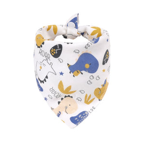 100% Organic Cotton Baby Bibs Triangle Burp Cloths