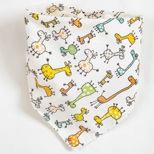 100% Organic Cotton Baby Bibs Triangle Burp Cloths