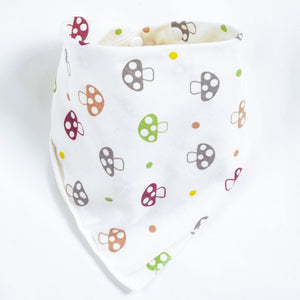 100% Organic Cotton Baby Bibs Triangle Burp Cloths