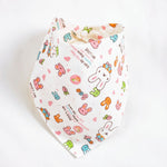 100% Organic Cotton Baby Bibs Triangle Burp Cloths