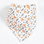 100% Organic Cotton Baby Bibs Triangle Burp Cloths