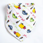 100% Organic Cotton Baby Bibs Triangle Burp Cloths