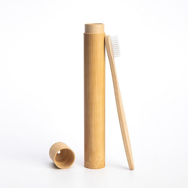 Eco Friendly Bamboo Toothbrush with Case