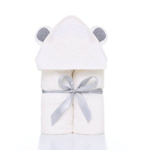 Organic Bamboo Hooded Towel For Baby