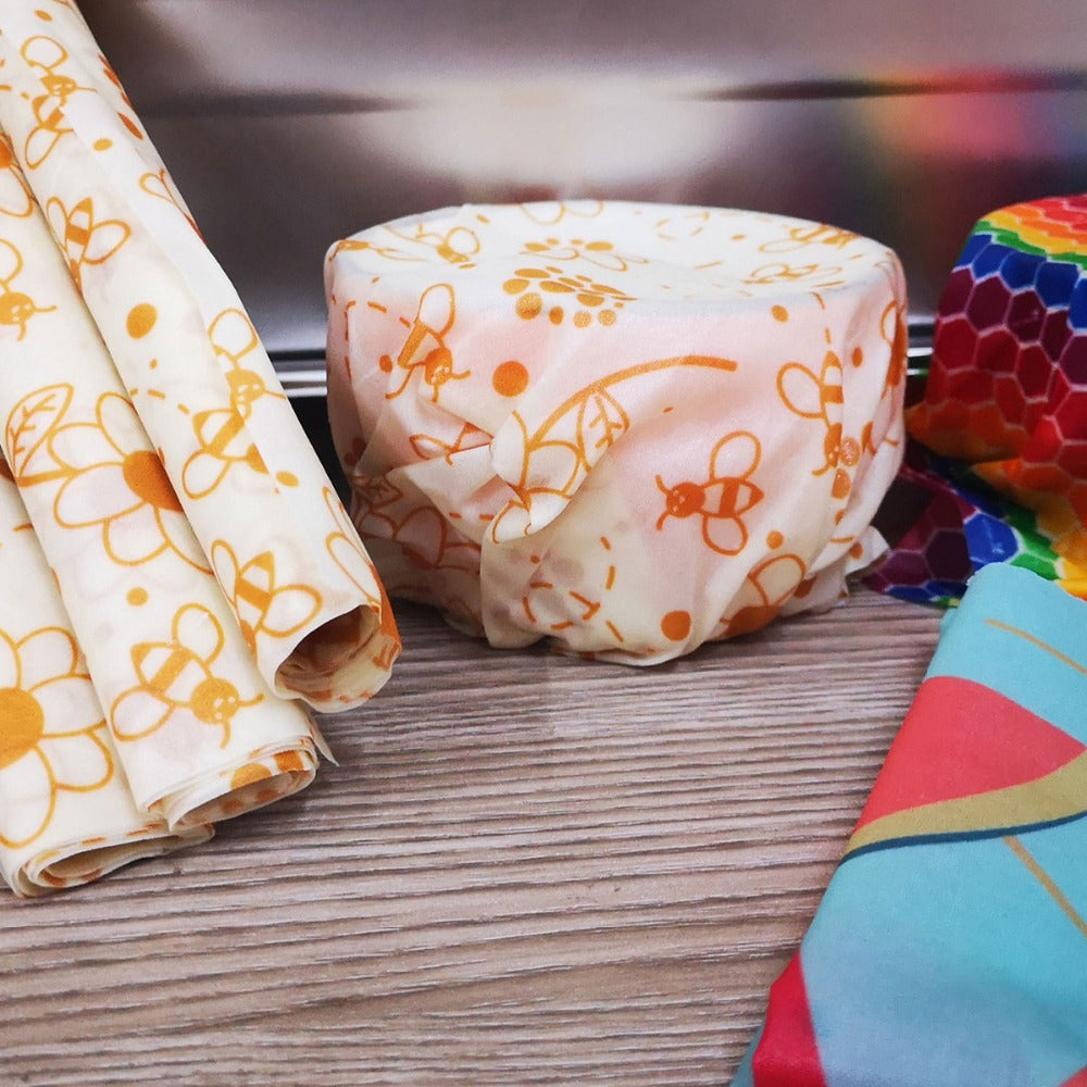 Eco Friendly Reusable Beeswax Wrap (3pcs/Set)