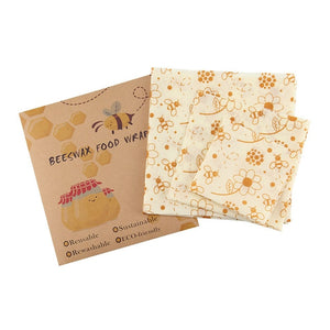 Eco Friendly Reusable Beeswax Wrap (3pcs/Set)