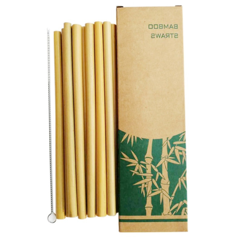 Ecologic Bamboo Drinking Straw 10pcs/set