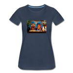 Women’s Premium Organic T-Shirt - Hindu - navy