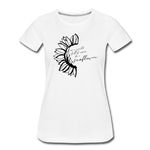 World Full Of Roses Women’s Premium Organic T-Shirt - white