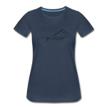 Wanderlust Women’s Premium Organic T-Shirt - navy