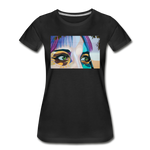 Woman's Eyes Art Women’s Premium Organic T-Shirt - black