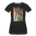 Donald Duck Wall Art Women’s Premium Organic T-Shirt - black