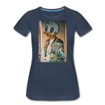 Donald Duck Wall Art Women’s Premium Organic T-Shirt - navy