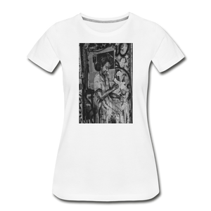 Street Art Women’s Premium Organic T-Shirt - white