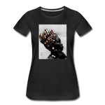 Woman Wearing Scarf Women’s Premium Organic T-Shirt - black