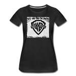 Warn A Brother Women’s Premium Organic T-Shirt - black