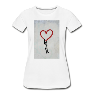 Women’s Premium Organic T-Shirt - Love - white