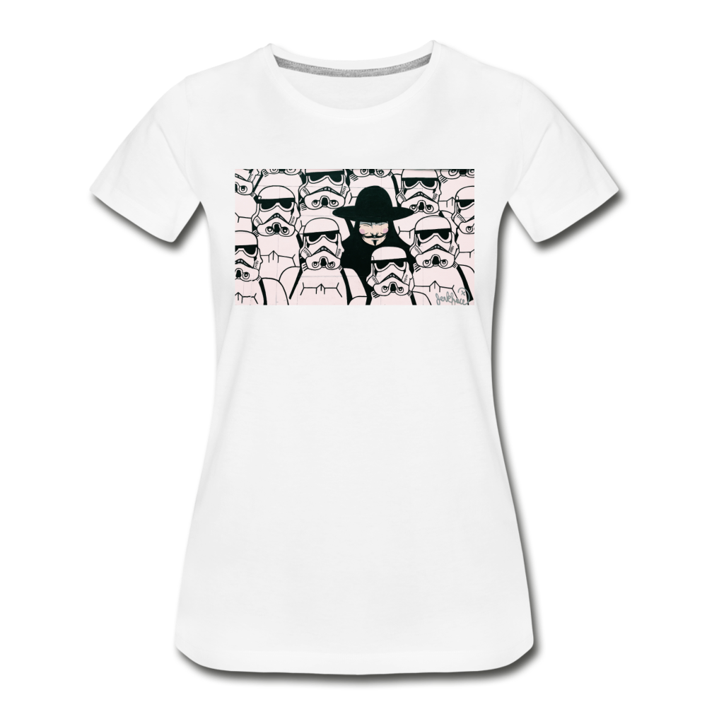 Women’s Premium Organic T-Shirt - Vendeta - white