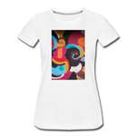 Women’s Premium Organic T-Shirt - Mural colors - white