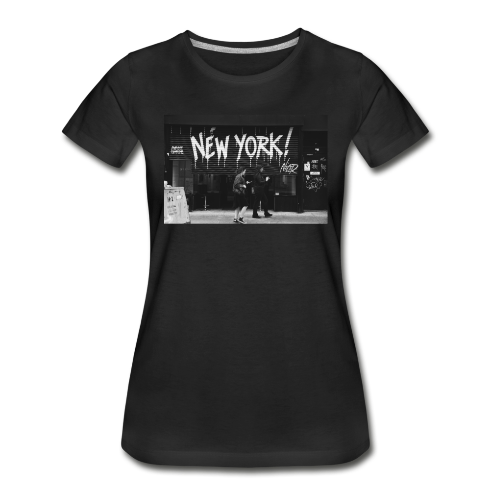 Women’s Premium Organic T-Shirt - New York - black