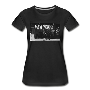 Women’s Premium Organic T-Shirt - New York - black