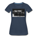 Women’s Premium Organic T-Shirt - New York - navy