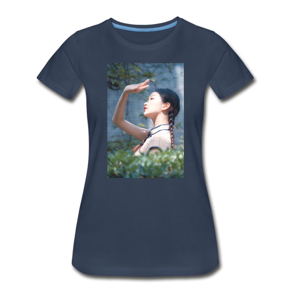 Women’s Premium Organic T-Shirt - wang - navy