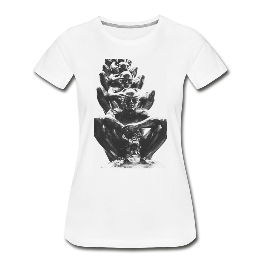 Women’s Premium Organic T-Shirt - Blind - white