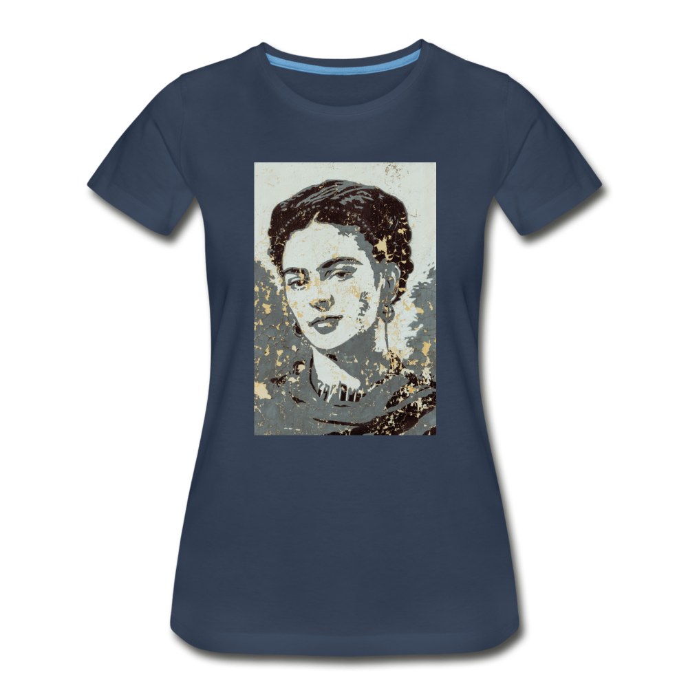 Women’s Premium Organic T-Shirt - Frida - navy