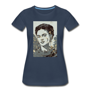 Women’s Premium Organic T-Shirt - Frida - navy