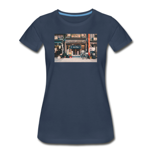 Women’s Premium Organic T-Shirt - japan - navy